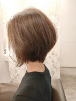 パシフィックダズールバトン(Pacific Dazzle baton)&nbsp;☆前下がりショート×テラコッタベージュ☆神戸垂水須磨明石