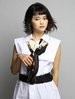 ヘアーカッティングガーデン ジャック モアザン 近鉄奈良店&nbsp;ボブ/イヤリングカラー[奈良/大和西大寺駅/白髪ぼかし]