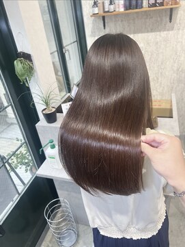 ヒアー 岡山(here) 髪質改善/艶ボルドー/ベビーバング/プレミアムカラー