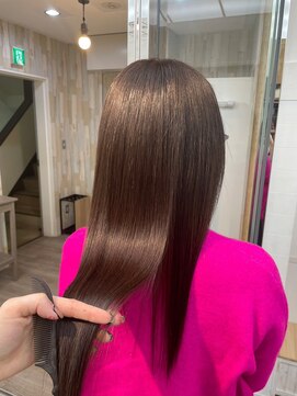 ナンバー アンフィール 渋谷(N° anfeel) 【AKARI】@akari_anwn ダメージレス髪質改善うる艶ストレート