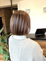 ヴァン カウンシル 王子(VAN COUNCIL)&nbsp;おしゃれ女子のうる艶ボブ×Wカラー ハイライト