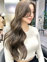 レイヤーカット 韓国風レイヤー ロングレイヤー 顔まわりカット