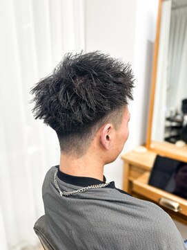 セイドット フクオカ(Say.FUKUOKA) 【メンズ★大名】ツイストスパイラルパーマ×刈り上げスタイル