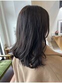 ロングヘア コテ巻き