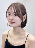 ミニボブ / 顔まわり / ストンボブ