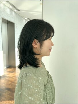 ザック ヴィ(ZACC  vie) 韓国ウルフレイヤー/ 6トーン/ネイビーグレージュ/