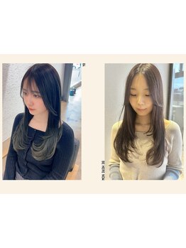 前髪,顔周にこだわるくびれヘア/こなれミディ。顔立ち骨格,髪質を見極め,あなただけに似合うヘア［野々市］