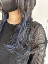 ジール(zeal)&nbsp;ブルーインナー　くびれヘア/アプリコットオレンジ