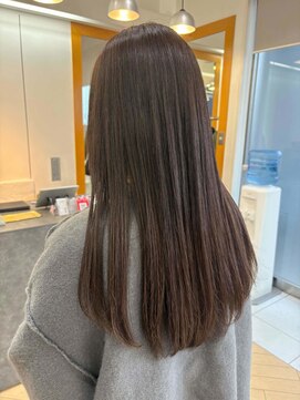 ユニ バイ マグ 長野店(Uni.by Mag) 大人可愛い大人美人くすみカラーアッシュグレーベージュ