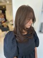 リコヘアー(LiCO HAIR)&nbsp;ザクザクレイヤー×透明感オリーブカラー。ブリーチ一回で可能。