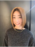 フレームデザイン＊前下がりボブ