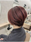 Yucca角床ショートカシスレッド