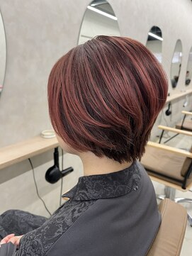 ユッカ エルア 武庫之荘南口(YUCCA elua) Yucca角床ショートカシスレッド