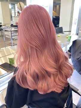 サンクプロジェクト(cinq PROJECT) 原宿韓国顔まわりピンクベージュチェリーピンク