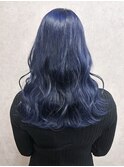 ロング ラベンダー ブリーチ ダブルカラー 艶髪 中明度 10代20代