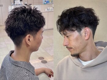 グラーツィェドゥーエ(GRAZIE due)の写真/【桜山/御器所】ビジネスシーンにもピッタリなカッコよく扱いやすい万能デザインパーマ◎朝のセットも楽々!