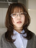 テクネ 天神大名(techne) 天神大名レイヤーカット大人レイヤーくびれヘアロング今泉