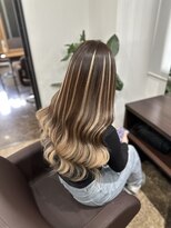 フロレゾンヘアデザインエクステ(floraison hair design exte) gradation × pull exte