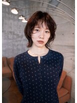 シカ(sica) 春のレイヤーボブ暖色カラー