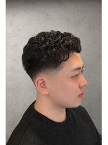 ワンワンオー バーバーショップ 長浜店(@110 BARBER SHOP)&nbsp;ニュアンスパーマ × ローフェード
