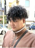 波巻きツイストスパイラル/リバースセンターパート/藤沢美容院