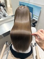 キュア 池袋(CURE)&nbsp;12トーンブリーチなしミルクティーベージュ×髪質改善 #139