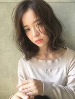 インビテーション(invitation) 【光に透ける透明感カラー】外国人風ラベンダーアッシュ重めボブ