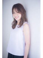 ヘアリフレッシュシンシア(hair refresh SINCERE)&nbsp;イルミナカラー×ゆるふわセミロング（TOKIO使用）