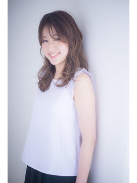 ヘアリフレッシュシンシア(hair refresh SINCERE) イルミナカラー×ゆるふわセミロング（TOKIO使用）