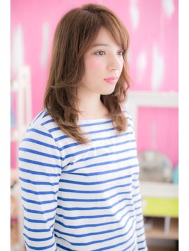ミック ヘアアンドビューティー 大山店(miq  Hair&Beauty) シフォンのように揺れる♪フェミニンカール
