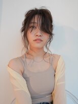 ボアップ 松山店(boappu) #ヘアアレンジ#お団子#ハーフアップ#簡単#ウェーブヘア