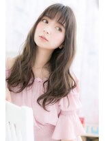 ヘアアンドビューティー ミック(Hair & Beauty miq) くせ毛風フェザーバング黒髪グレイアッシュくびれヘアa1