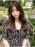 デジタルパーマミニウルフテラコッタくすみブルー20代30代40代