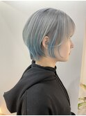 ケアブリーチで染めるペールポイントカラー【溝の口】