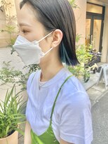 アンカー(ANCHOR)&nbsp;ぱつっとボブ×インナーカラー