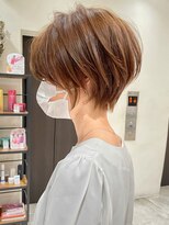 バンプ ギンザ(BUMP GINZA) 白髪ぼかしハイライト×前下がりショートボブ【BUMP】★