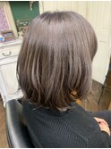 《salon de max》ふんわりボブ☆深みアッシュ