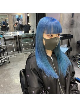 インク 渋谷(INK.) 艶髪ブルー