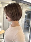 丸みショートボブくびれショートレイヤーショートマッシュ