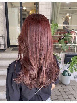 パール(PEAR+L) ブリーチなし pink brown