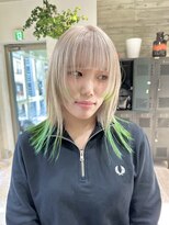 ヲタク(wotaku.)&nbsp;エンドカラーグリーン＋ミルクティーベージュ＋ケアブリーチ