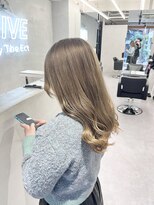 ファイブバイジエクト 堀江(FIVE by The Ect)&nbsp;ミルクティーグレージュ　グレージュカラー　ベージュカラー