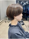 30代40代50代小顔似合わせカットくびレイヤーエモージュ大人可愛