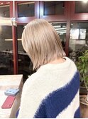 ハイトーンベージュブリーチカラーケアブリーチブリーチリタッチ