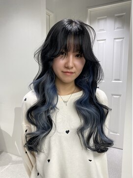 ゼスト 八王子店(ZEST) ブルーカラー/インナーカラー/永尾しおり