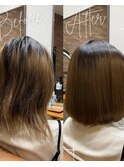 髪質改善ストレート
