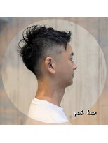 ピヴォヘアー(pivo hair)&nbsp;メンズカット　アップバング　ツーブロック