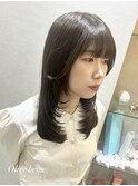 オリーブ/レイヤーカット/ショートヘア/姫カット