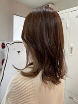 ナンバー ユアイロ 川崎(N° uairo)&nbsp;【末安】くびれレイヤー/ミルクティーブラウン/インナーカラー