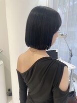 ハイブ 金沢(Hive)&nbsp;タッセルボブ/切りっぱなしボブ/グレーブラック/ブルーブラック